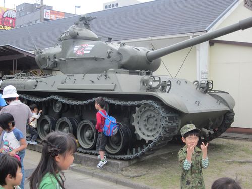 戦車の展示