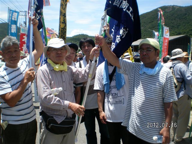 平和行進引き継ぎ